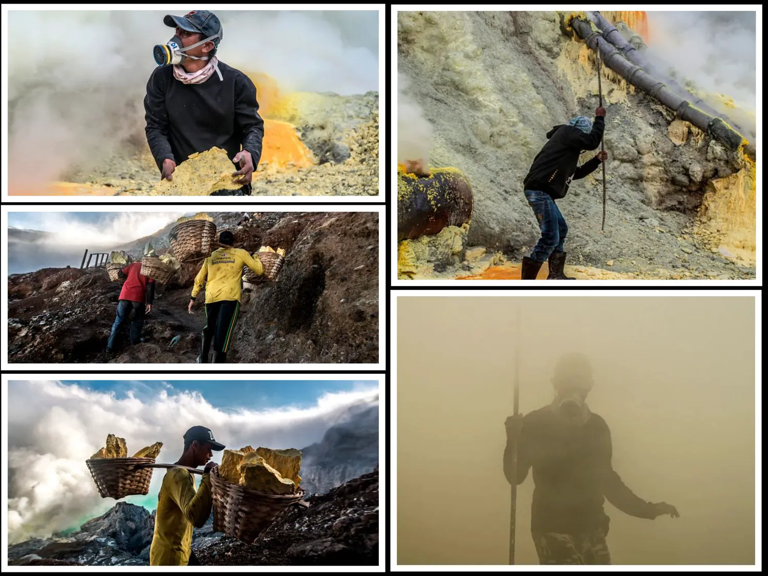 Singurul vulcan de pe Pământ care arde cu flăcări albastre. Spectacolul e atât de neobișnuit că mulți turiști cred că fotografiile sunt trucate