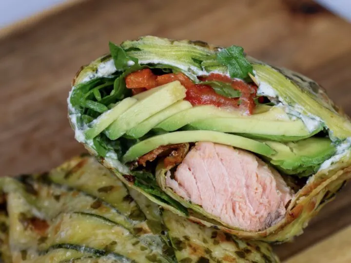 Kebab cu somon și dovlecel – bogat în proteine, fără pâine