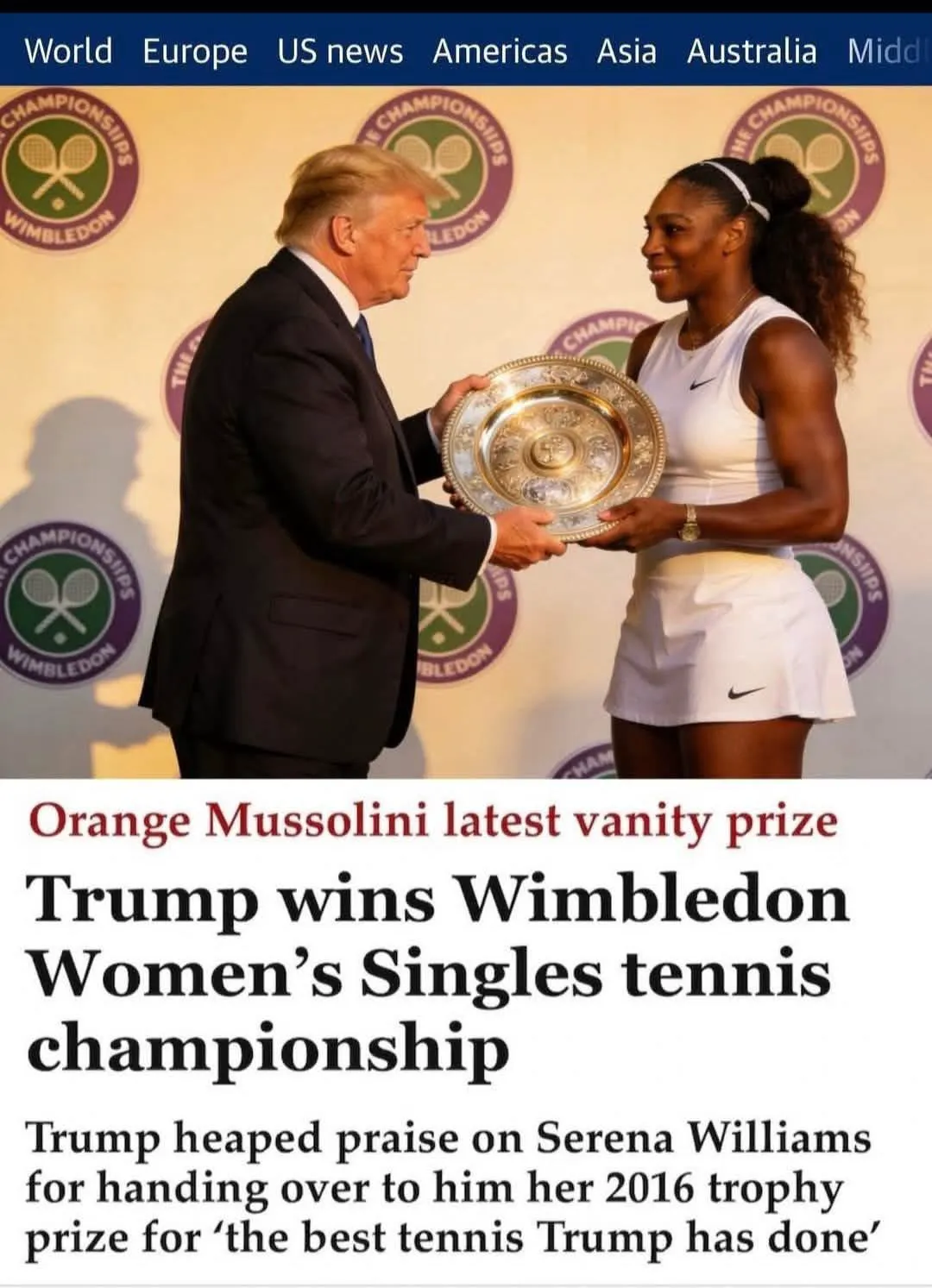 Cum râde „planeta-online” de Donald Trump după ce a primit ultimul cadou