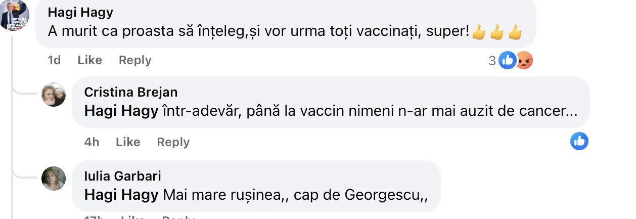 Moartea frumoasei de la primărie a readus în dezbatere pandemia și vaccinul antiCovid. În vară, a mai murit o colegă de-a ei 
