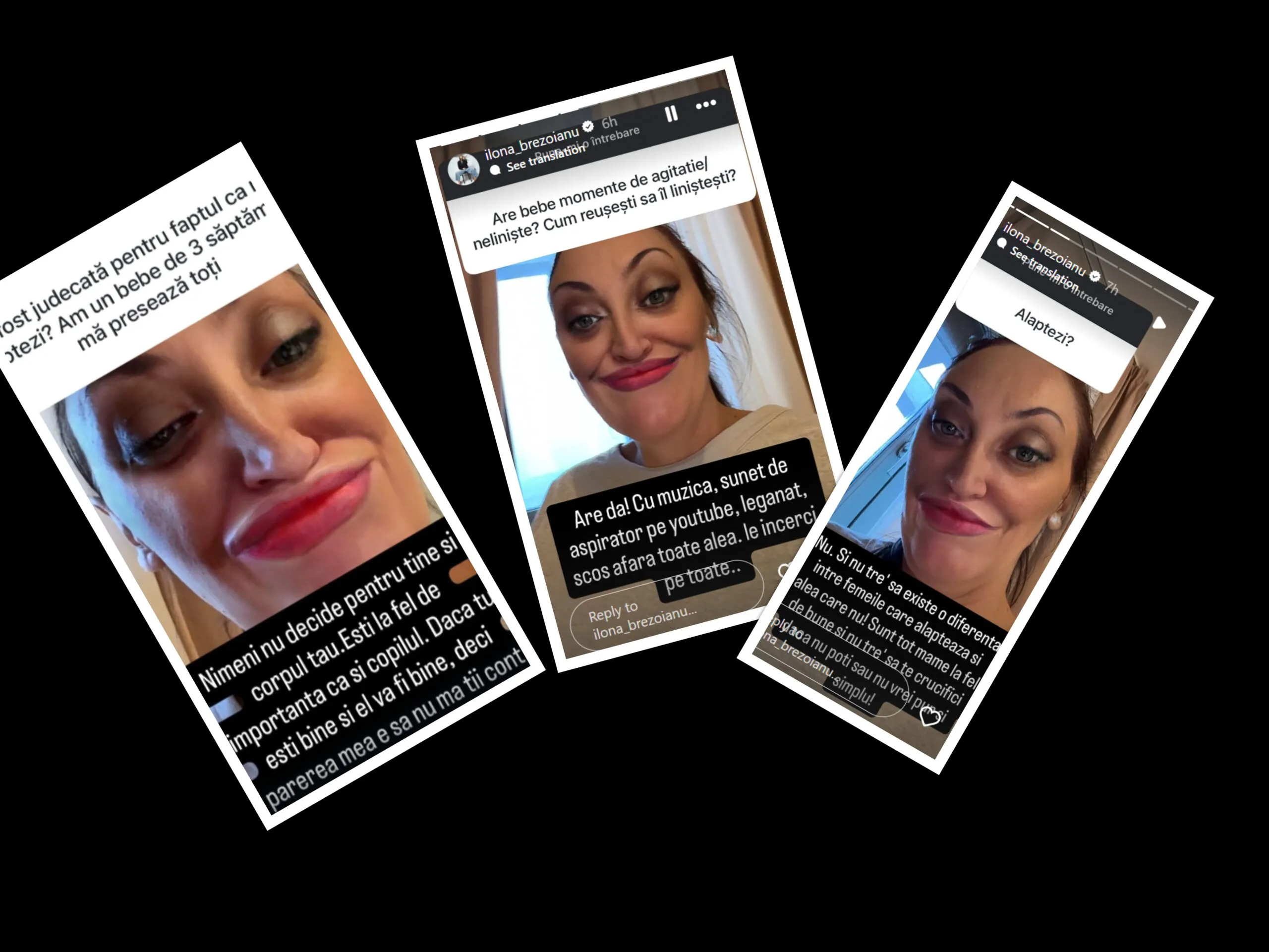 Ilona Brezoianu, criticată pentru că nu alăptează. Le pune la punct pe cele care și-au dat cu părerea