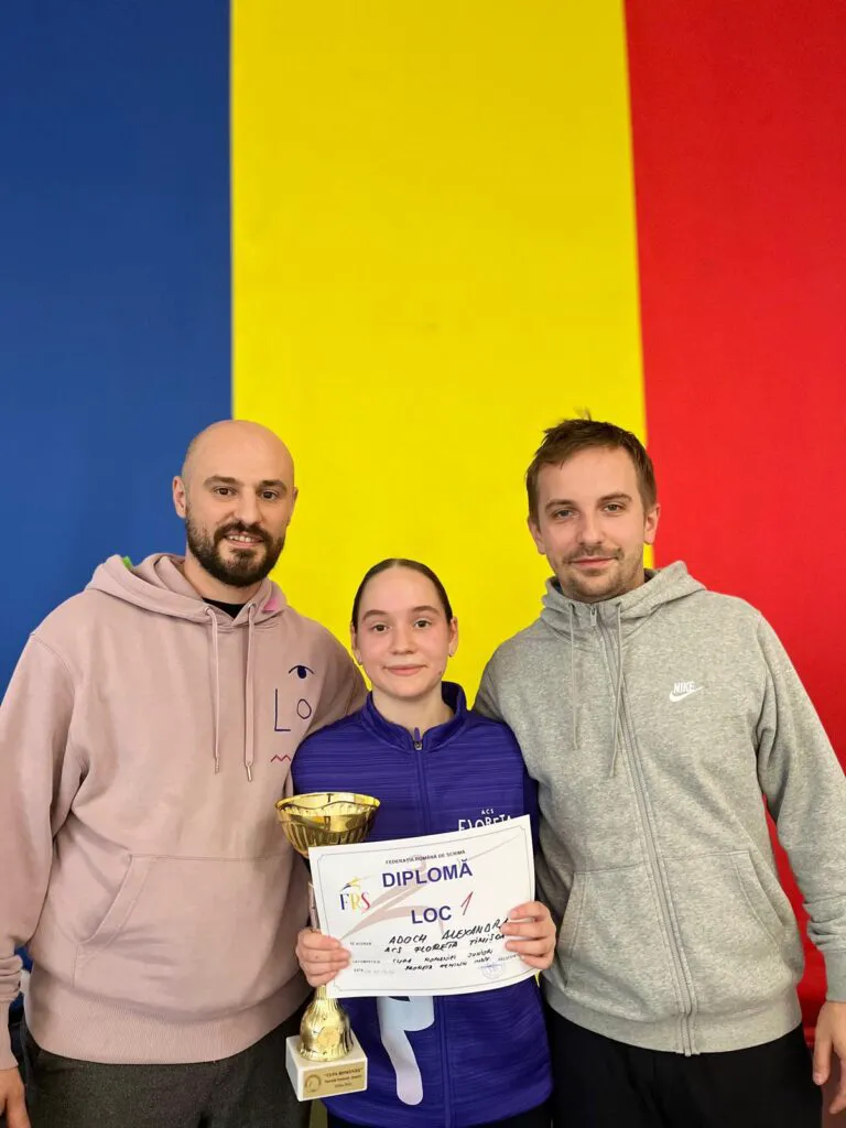 Sportiva din Timișoara care a impus România la o competiție din Peru. Alexandra Adoch este deja cea mai bună floretistă din țară