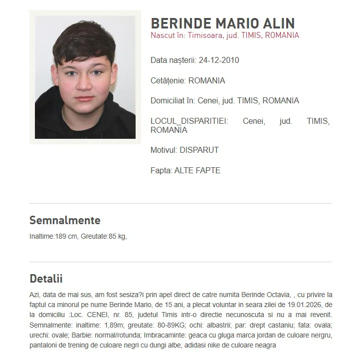 Copil ucis și îngropat de doi prieteni. Poliția din Timiș a descoperit crima cu ajutorul mamei