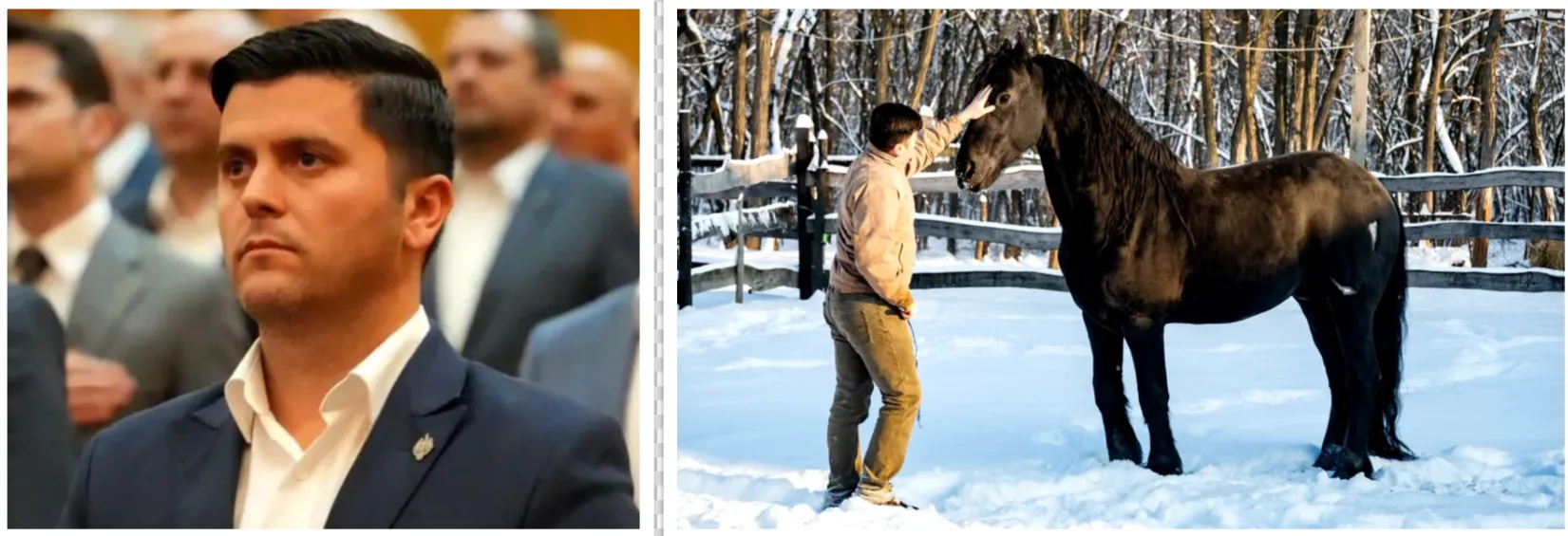 De pe holurile Parlamentului, la șaua calului. Vicepreședintele Camerei Deputaților e un adevărat personaj