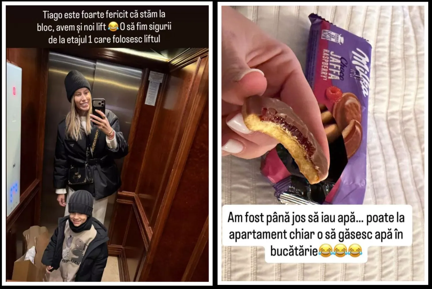 Soția și fiul lui Dani Oțil și-au găsit un nou hobby: se plimbă cu liftul. „Tiago e foarte fericit”