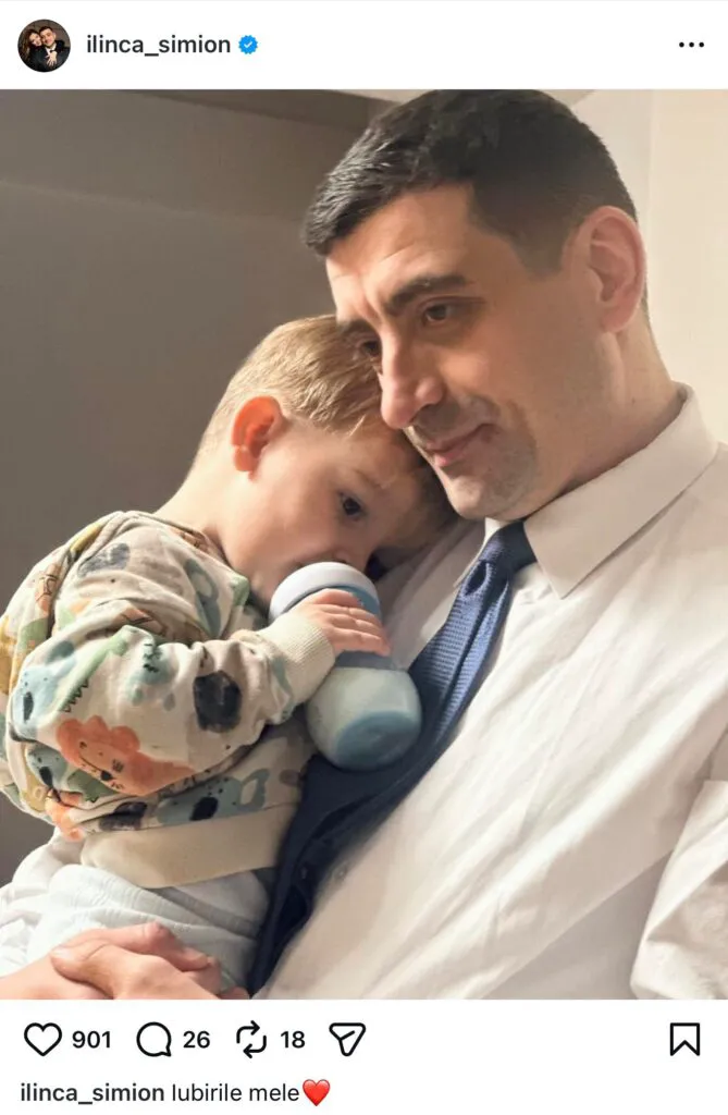 Fiul lui George Simion își dovedește talentul de mic: mama nu mai contenște cu laudele: „Cel puțin Enescu!”