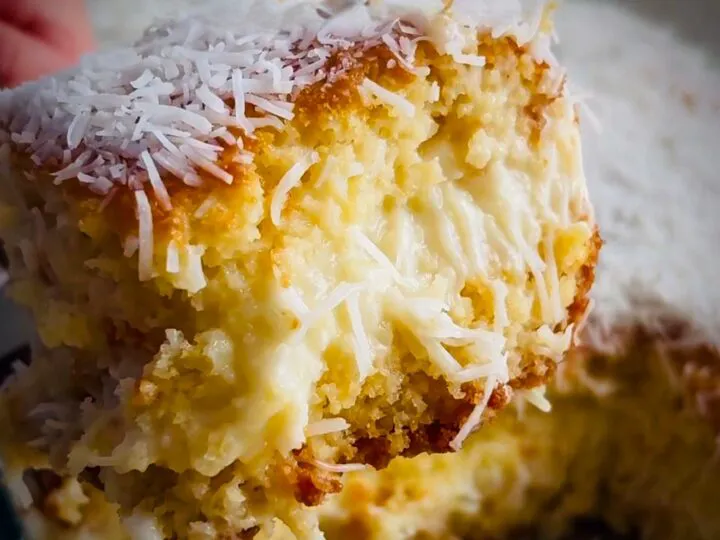 Tort de cocos brazilian, la tavă. O rețetă tropicală incredibil de simplă