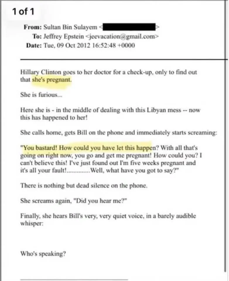 Bancul cu Bill Clinton din emailul lui Jeffrey Epstein face valuri. I-a fost trimis de un magnat arab