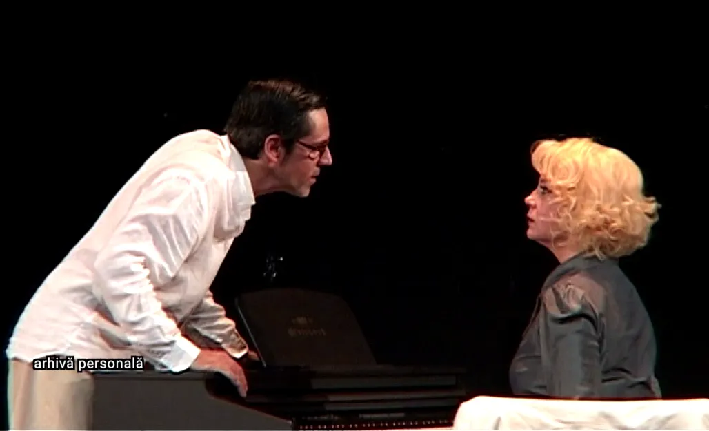 Emilia Popescu și Ștefan Bănică. Foto TVR