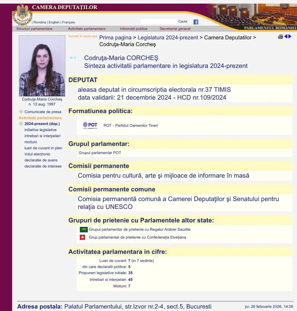 Cine e deputata POT fără CV care a stârnit lumea muzicală cu o simplă declarație: „Nu putem permite!” 5 Cine e deputata POT fără CV care a stârnit lumea muzicală cu o simplă declarație: „Nu putem permite!”