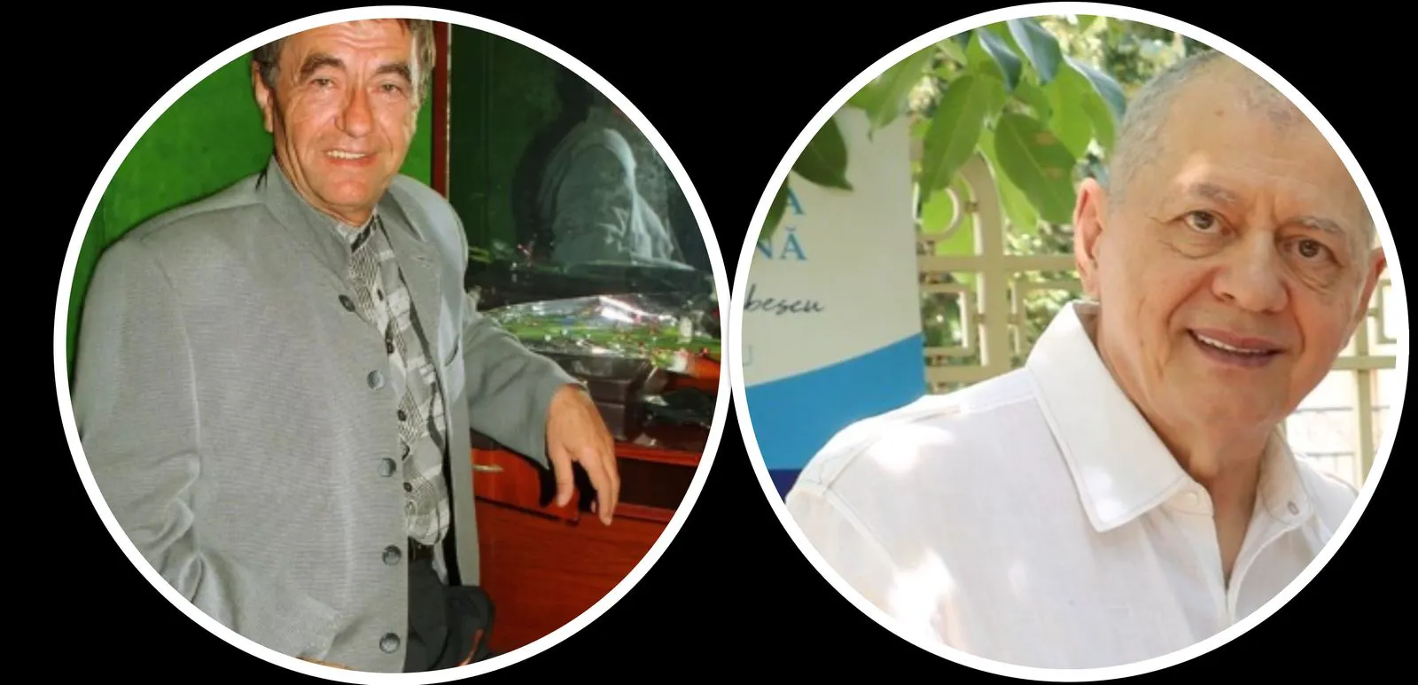 Dan Spătaru și prietenul său, prezentatorul Octavian Ursulesc