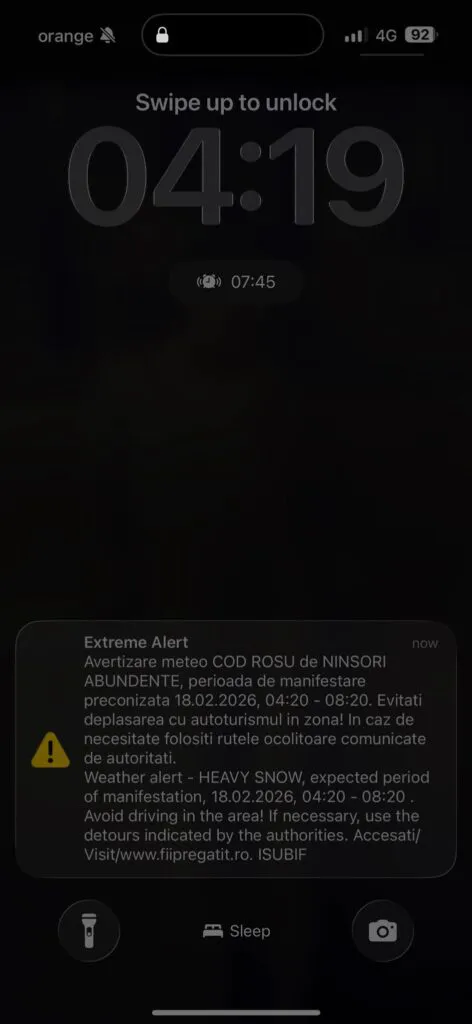 ISU, analizat de un psihiatru trezit la 4 dimineața de RoAlert pentru ninsoare: „O societate expusă la tonuri apocaliptice...”