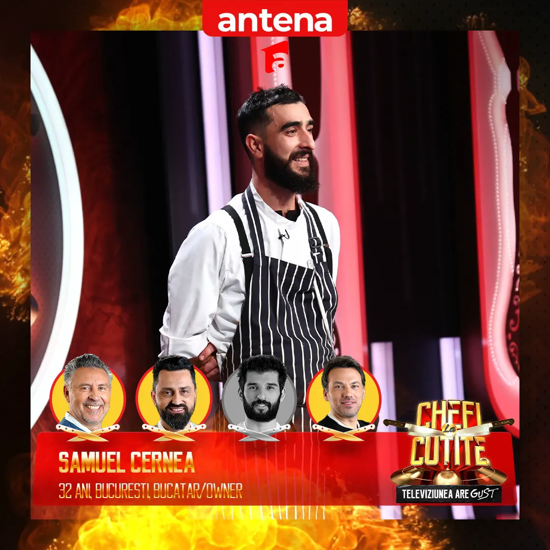 Sezon incendiar la Chefi la cuțite. Un român i-a servit pe Brad Pitt și Angelina Jolie, altul a stat drept în fața Reginei