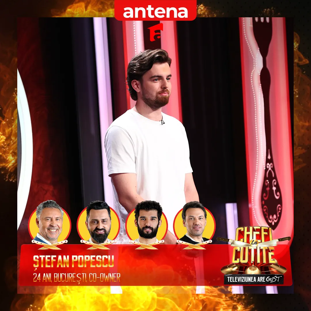 Moment neașteptat la Chefi la cuțite. Concurentul care nu știe să gătească a uimit jurații 