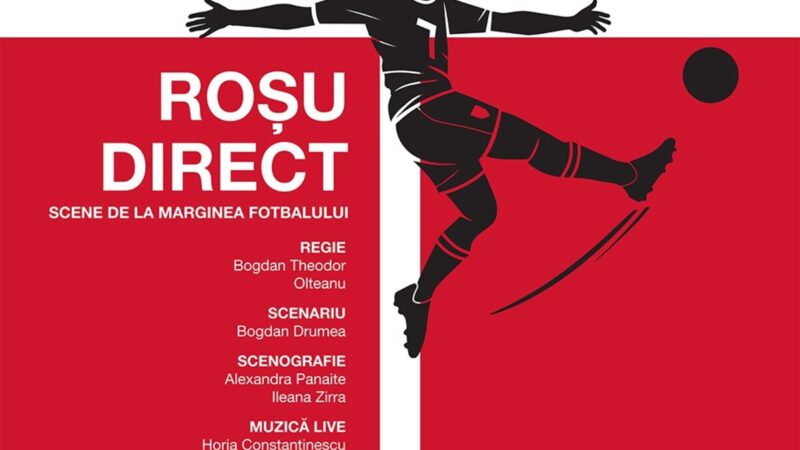 Teatrul Masca anunță premiera unei piese despre fotbal. Dar și inaugurarea locației „Sala de cartier”