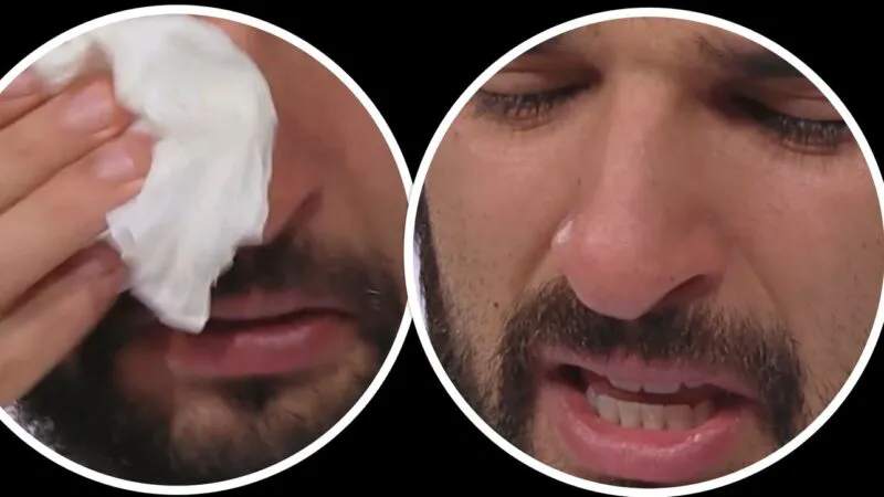 Chef Richard Abou Zaki, cu lacrimi pe obraz, în timpul filmărilor la Chefi la cuțite. Motivul îți rupe sufletul