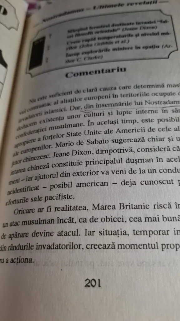 profețiile lui Nostradamus, carte 1995