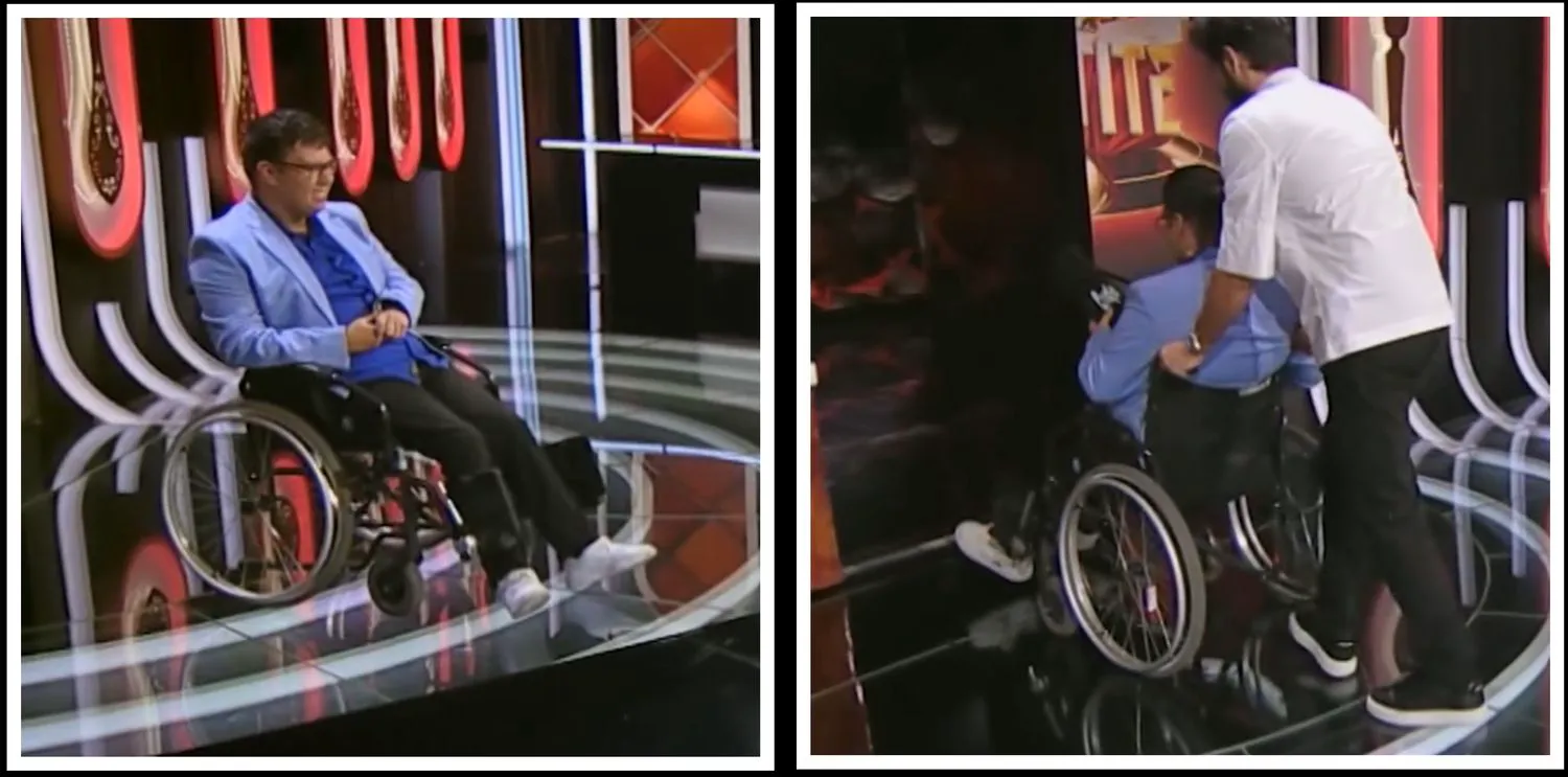 Chef Richard Abou Zaki, cu lacrimi pe obraz, în timpul filmărilor la Chefi la cuțite. Motivul îți rupe sufletul