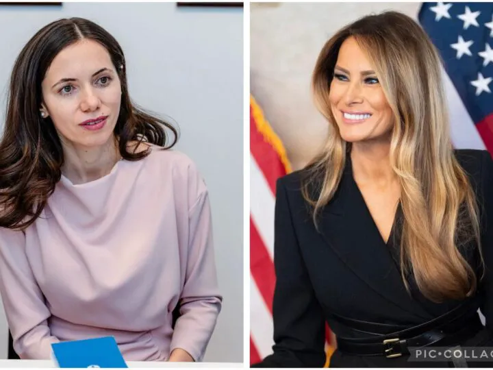 Mirabela Grădinaru, invitată de Melania Trump la Casa Albă, a purtat o haină „Mocha Mousse”. Exclusiv