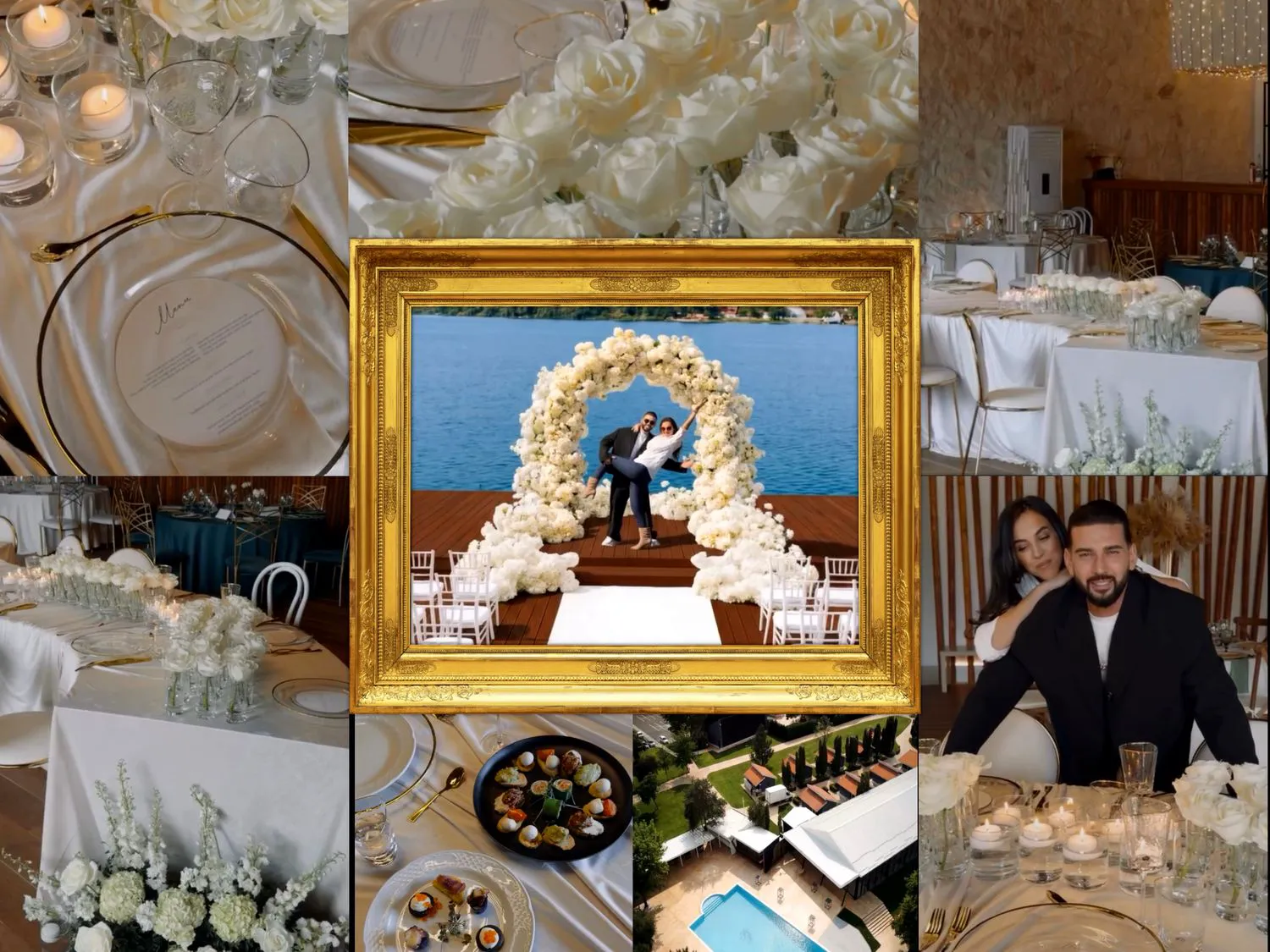 Dorian Popa, nuntă cu 25.000 de trandafiri albi. Mireasa a vrut rochie din „dantelă franțuzească exclusivistă”, mirele va fi „James Bond-ish”