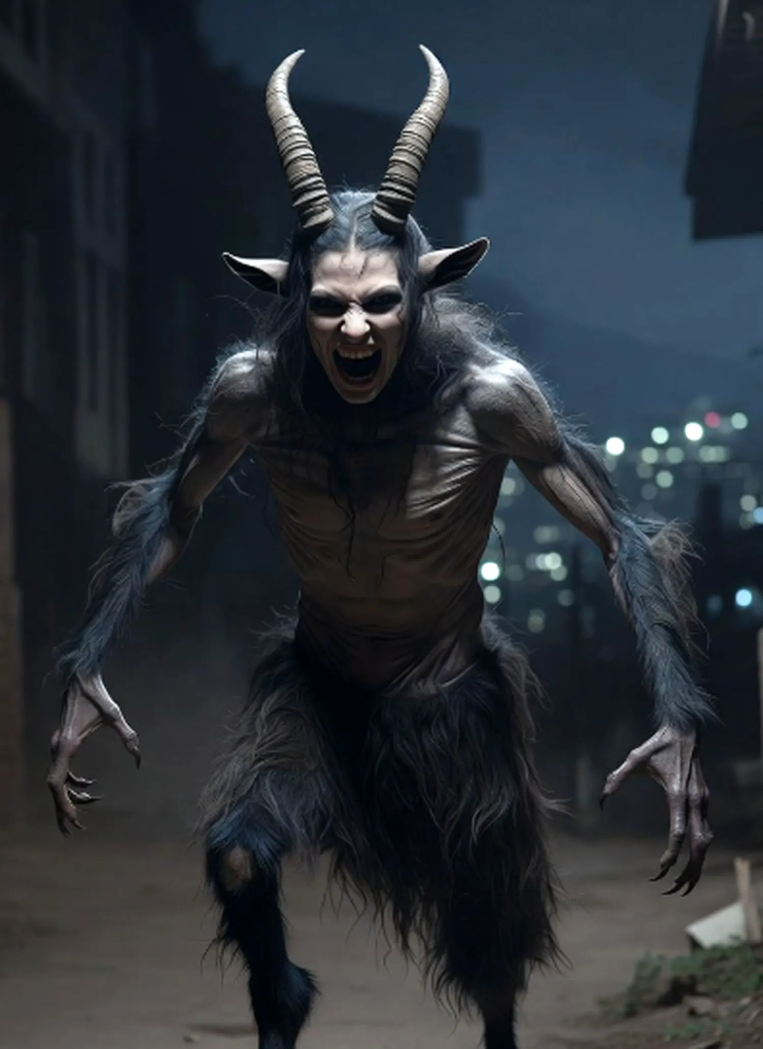 Omul capră, hibridul care a băgat spaima în America. Monstrul intră în casele oamenilor și face prăpăd