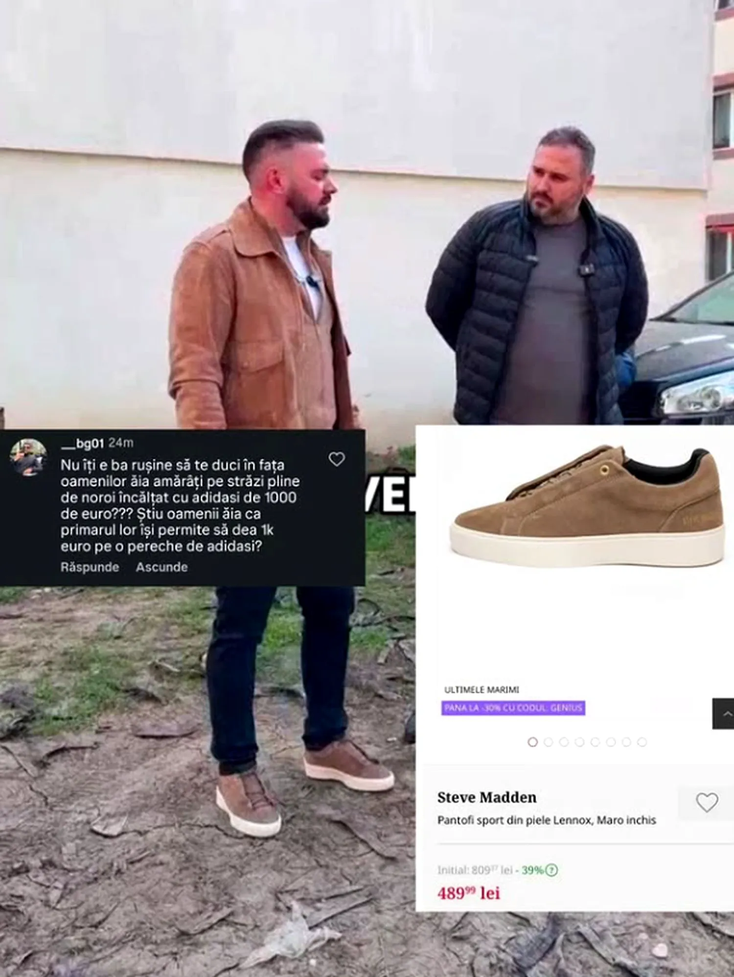 Fiul lui Cristian Popescu Piedone le dă peste nas cârcotașilor. Cât costă de fapt pantofii primarului sectorului 5