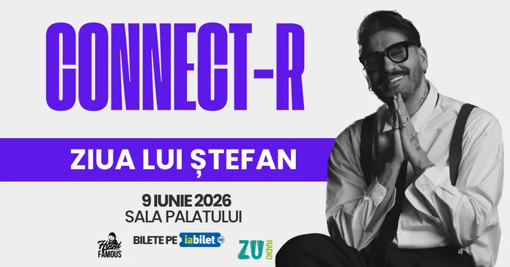 Afișul concertului lui Connect-R din 9 iunie