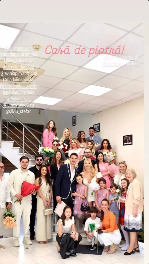 Andreea Bălan a țipat și a sărit de bucurie la starea civilă când Victor Cornea a spus „Da!” – Video