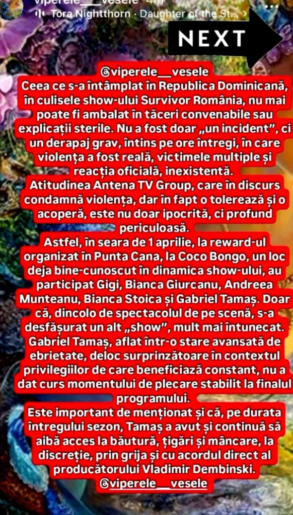 Gabi Tamaș se află în centrul unui scandal uriaș la Survivor România. Acuzații de violență și privilegii ascunse