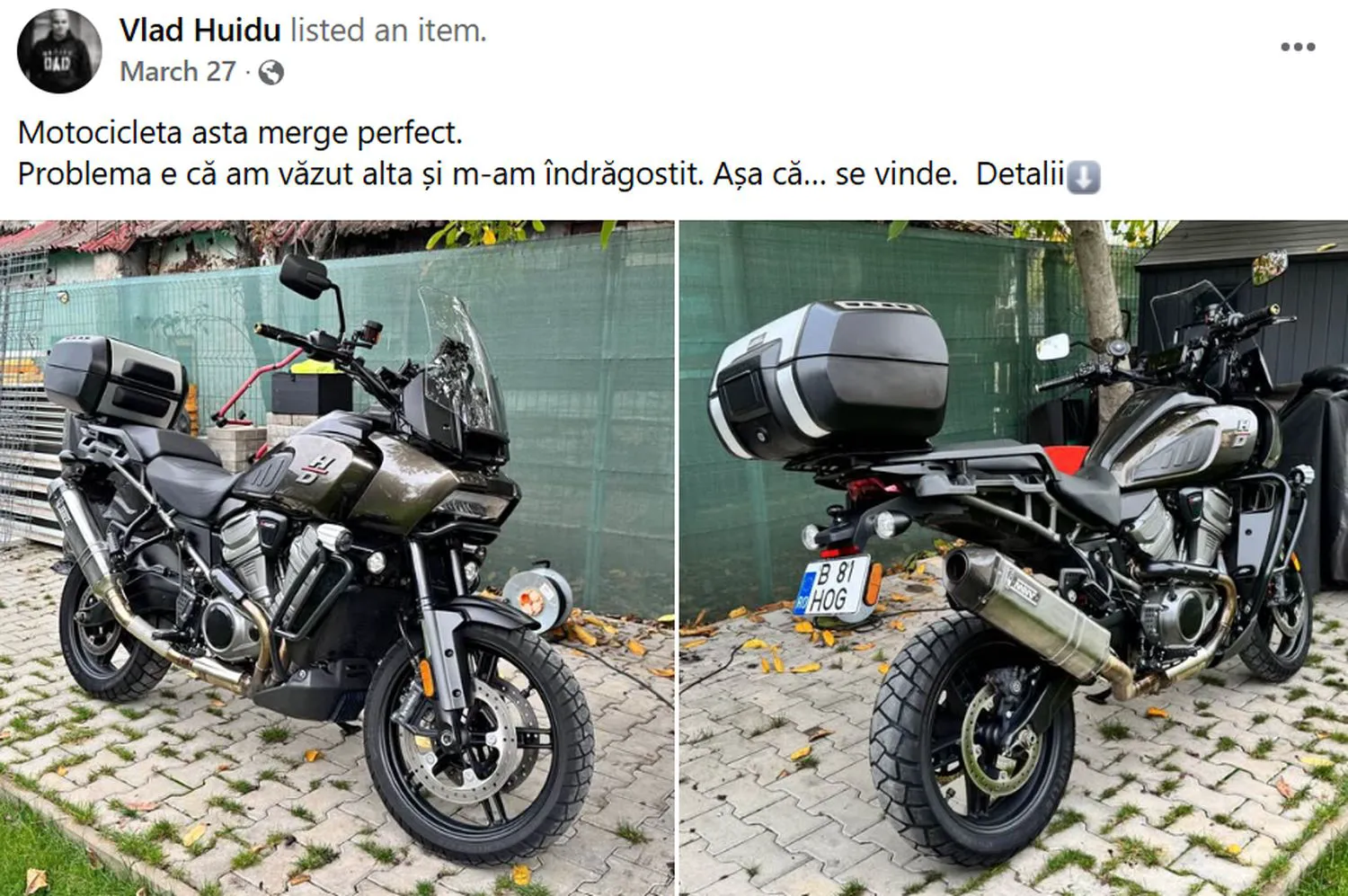 vlad huidu motocicleta