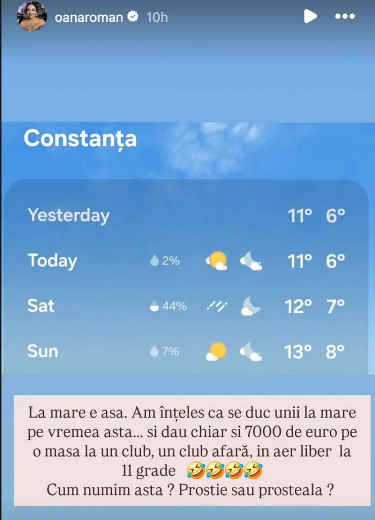 Marius Elisei, escapadă în trei de 1 Mai. Oana Roman l-a ironizat subtil, de tot râsul. Merită să vedeți!