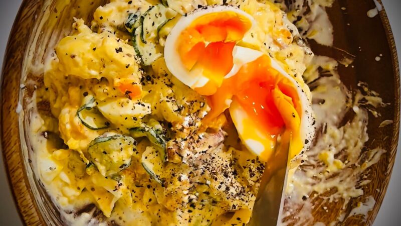 Salata japoneză de cartofi, mai simplu de atât nu se poate