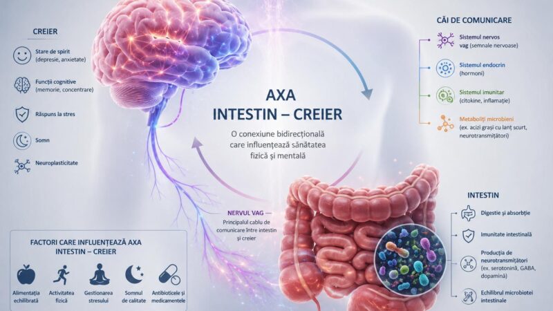 Axa intestin creier. Secretul unei stări de spirit bune începe în intestin. Ce spune un medic despre o digestie sănătoasă