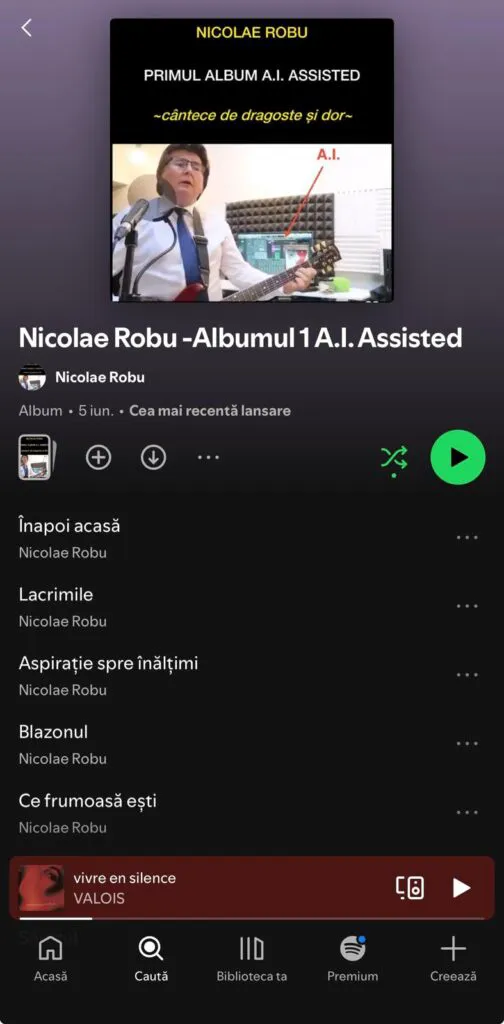 Nicolae Robu: „Cred că pot face echipă bună cu A.I.-ul”. Ce face fostul primar pe Spotify - Exclusiv