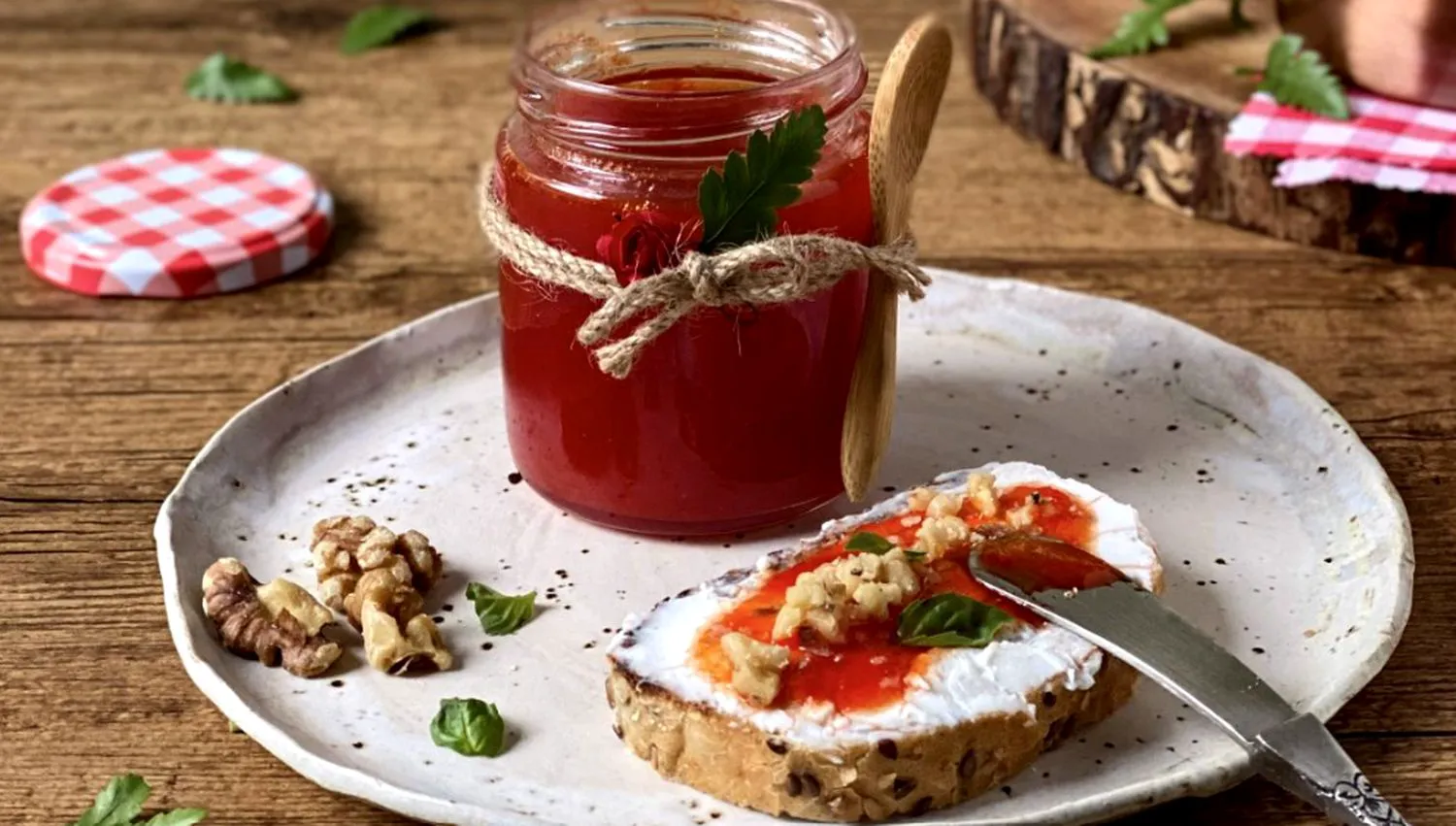 Dulceață de ardei gras roșu, o explozie de arome. Rețeta unui preparat catifelat și o culoare rubinie