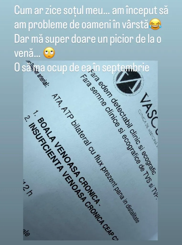 Gabriela Oțil, diagnostic neașteptat: „Am început să am probleme de oameni în vârstă” 2 Gabriela Oțil, diagnostic neașteptat: „Am început să am probleme de oameni în vârstă”
