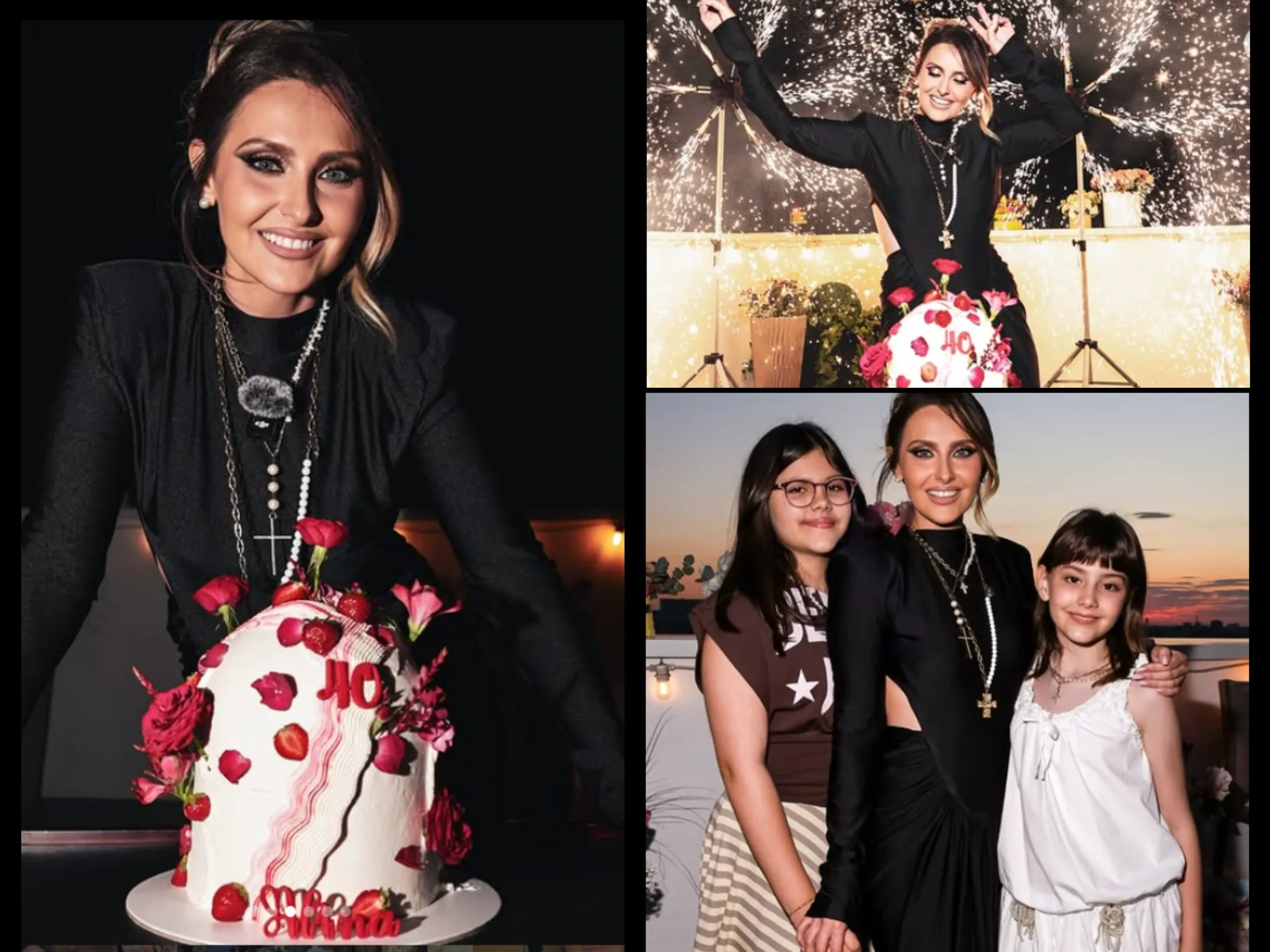 Alina Sorescu, „regina” serii. Decolteul amețitor și tortul „însângerat” au făcut deliciul invitaților 2 Alina Sorescu, „regina” serii. Decolteul amețitor și tortul „însângerat” au făcut deliciul serii