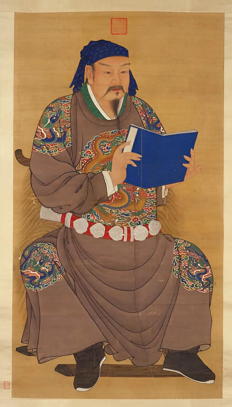 Ilustrație din timpul dinastiei Qing care îl înfățișează pe Yue Fei. (foto: Wikipedia)