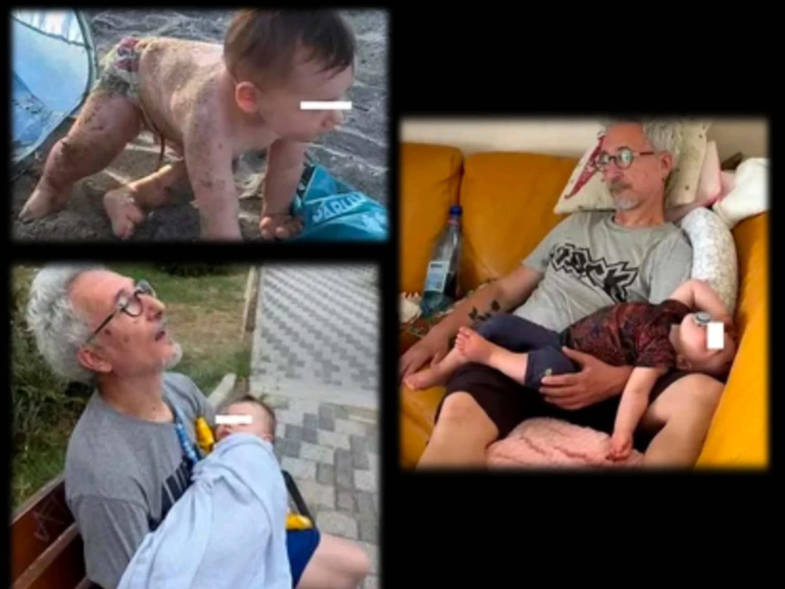 Copilul actorilor Adrian Ciobanu și Cabiria Morgenstern într-o „ședință” de familie. Nepotul Maiei Morgenstern s-a făcut mare!
