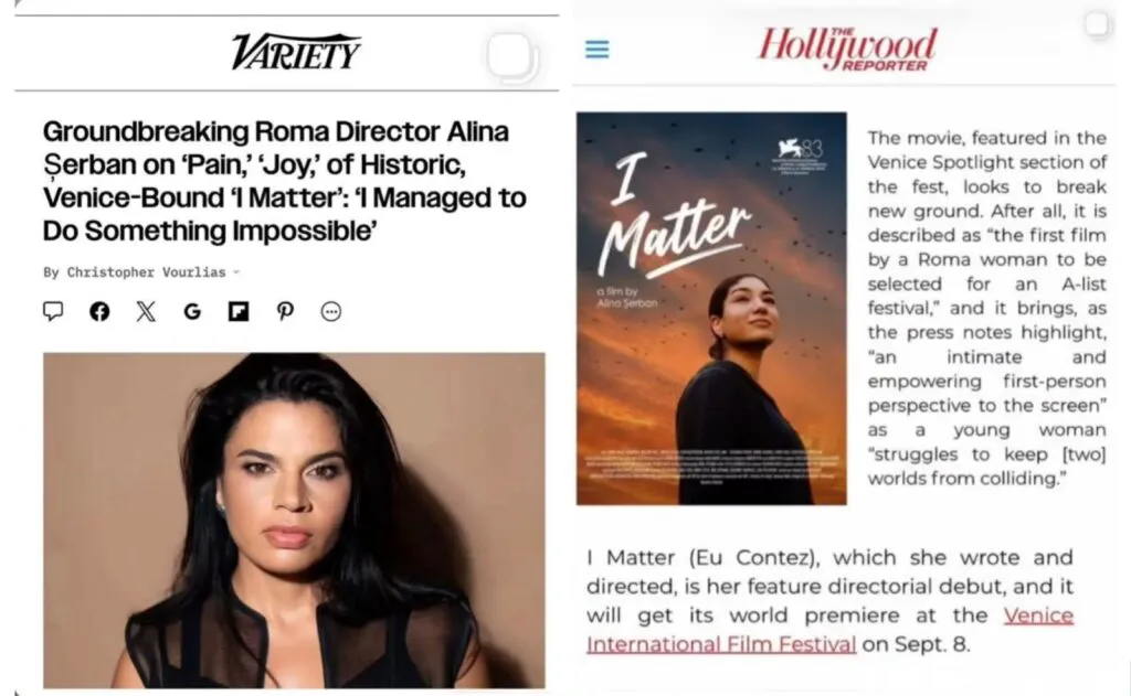 Cine este Alina Șerban. A transformat o copilărie marcată de sărăcie într-un debut cinematografic istoric la Festivalul de Film de la Veneția 2026 4 Cine este Alina Șerban. A transformat o copilărie marcată de sărăcie într-un debut cinematografic istoric la Festivalul de Film de la Veneția 2026