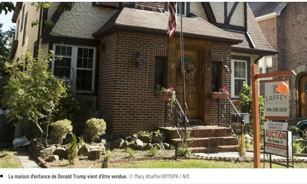 1.Casa în care a copilărit Trump nu a devenit „casă memorială”. A fost vândută la un preț modest