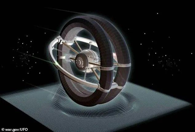 Imagini spectaculoase cu OZN-uri, declasificate. Pentagonul a cheltuit sume uriașe pentru a face omul invizibil 4 concept warp drive Pentagon