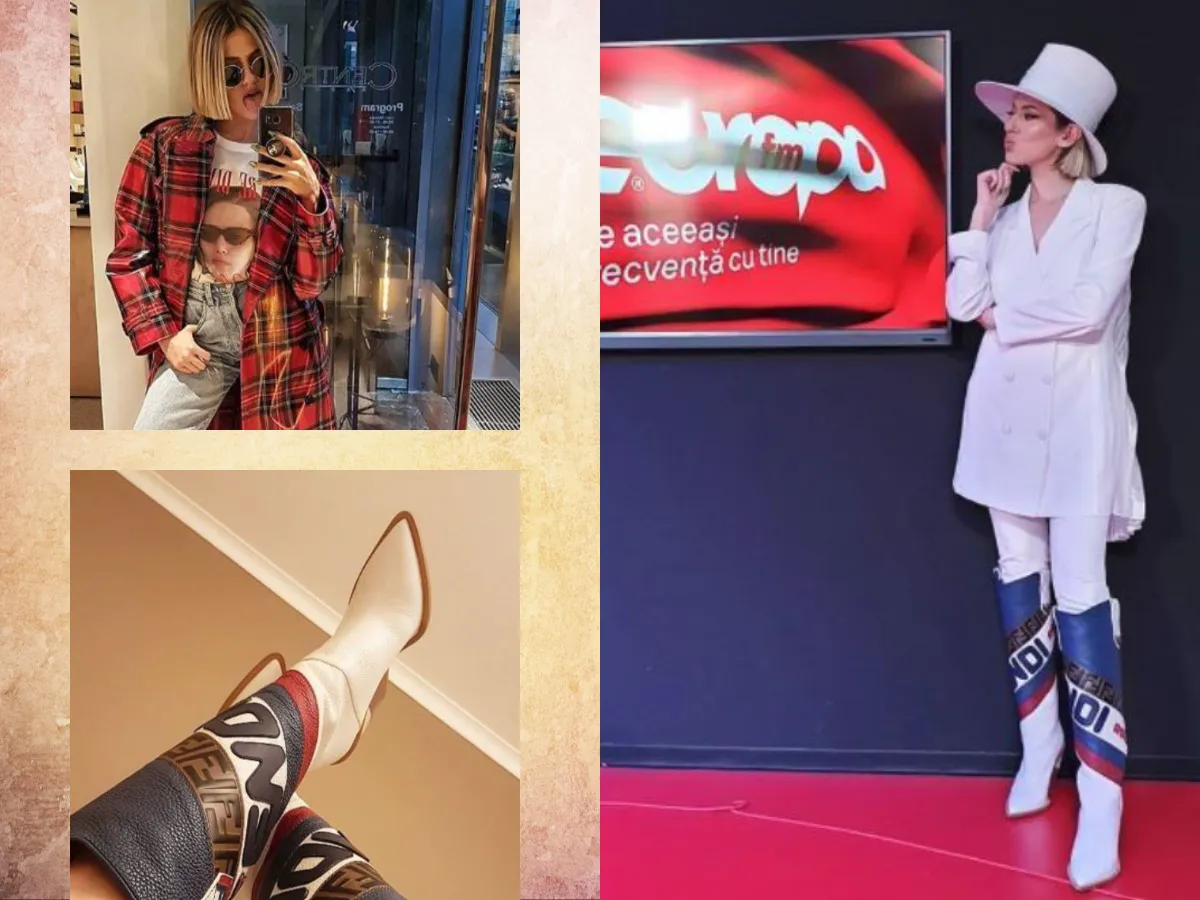 Lidia Buble și-a făcut microfon cu swarowsky și se mândrește cu el