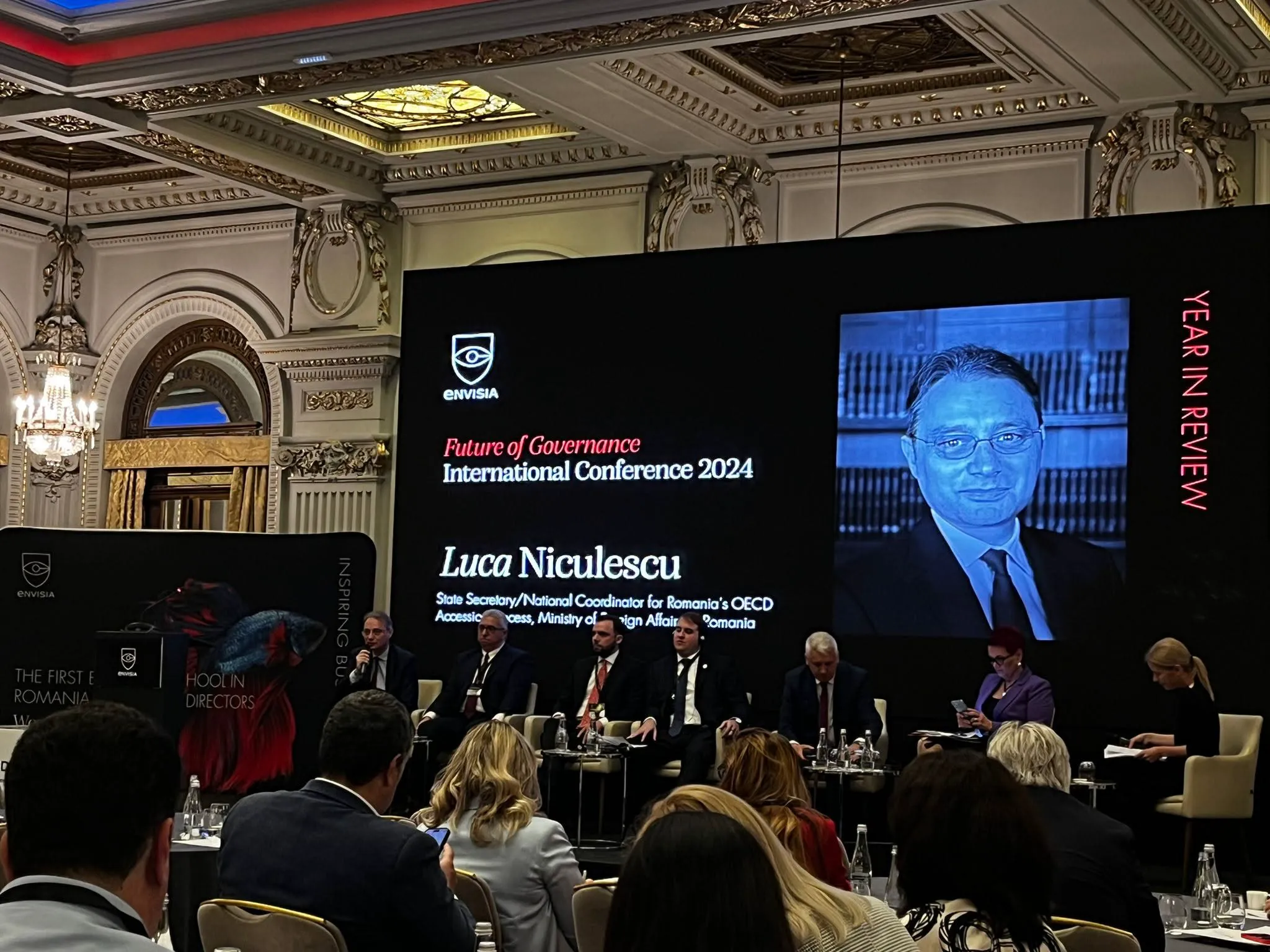Luca Niculescu și povestea familiei lui de liberali cu rădăcini în elita Bucureștiului interbelic și un destin schimbat de comunism 3 Luca Niculescu la OECD 2024. Facebook