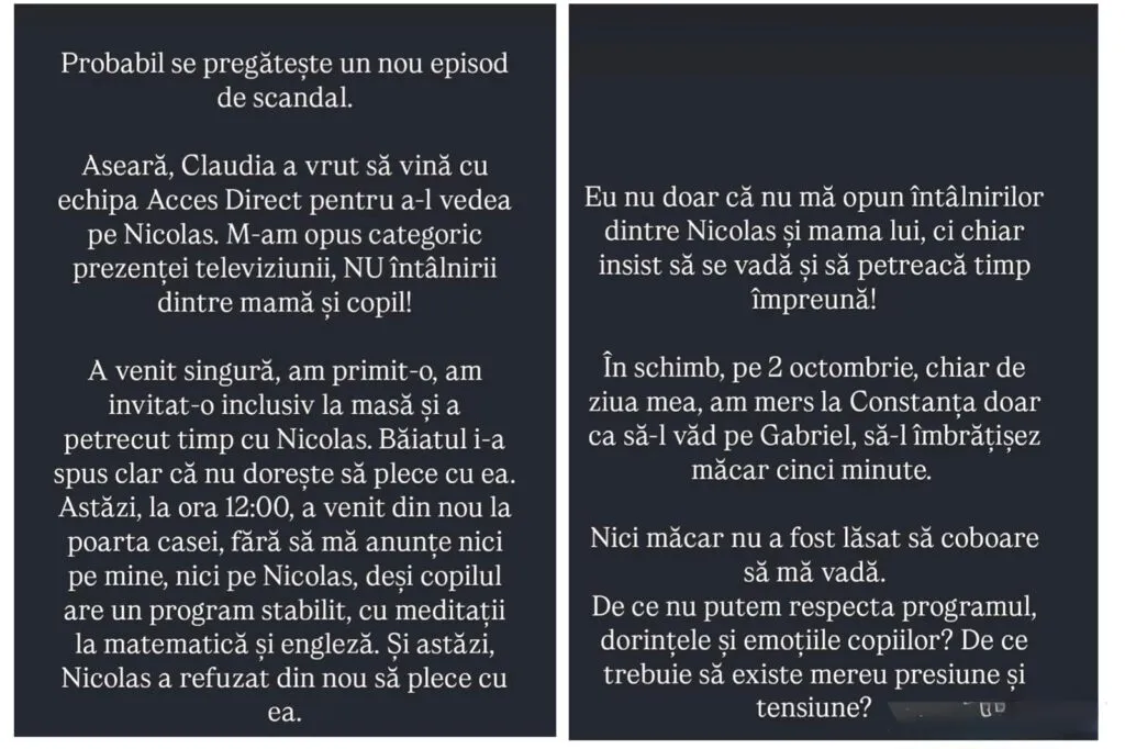 Gabi Bădălău, noi acuzații în scandalul cu Claudia Pătrășcanu. Ce s-a întâmplat la poarta casei, în prezența lui Nicolas 3 Gabi Bădălău, noi acuzații în scandalul cu Claudia Pătrășcanu. Ce s-a întâmplat la poarta casei, în prezența lui Nicolas