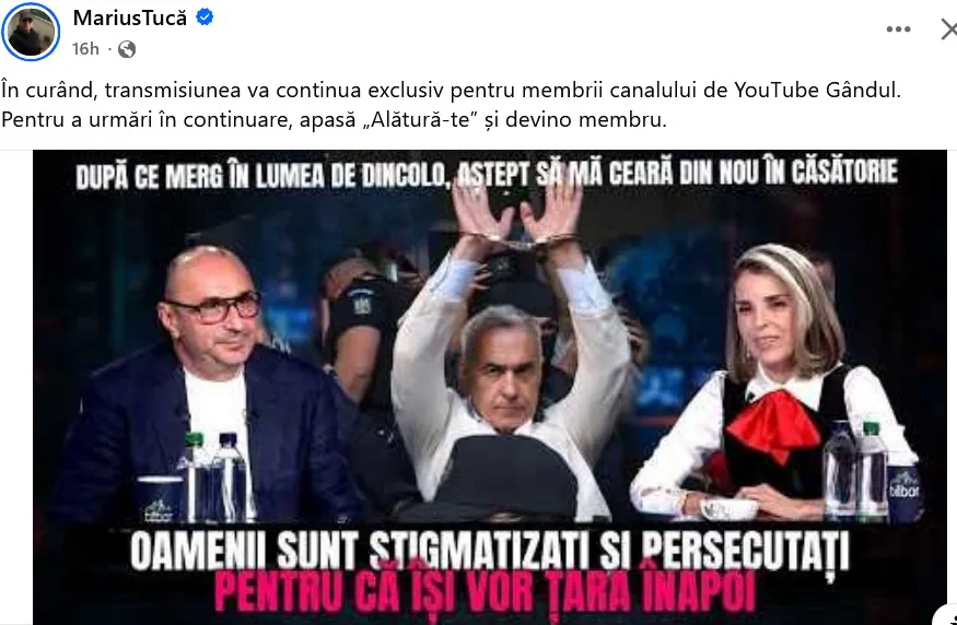 Interviul Cristelei Georgescu de la Marius Tucă Show, motiv de scandal și acuzații de cenzură. Când se va putea vedea gratis podcastul controversat 2 Interviul Cristelei Georgescu, motiv de scandal și acuzații de cenzură. Când se va putea vedea gratis podcastul controversat