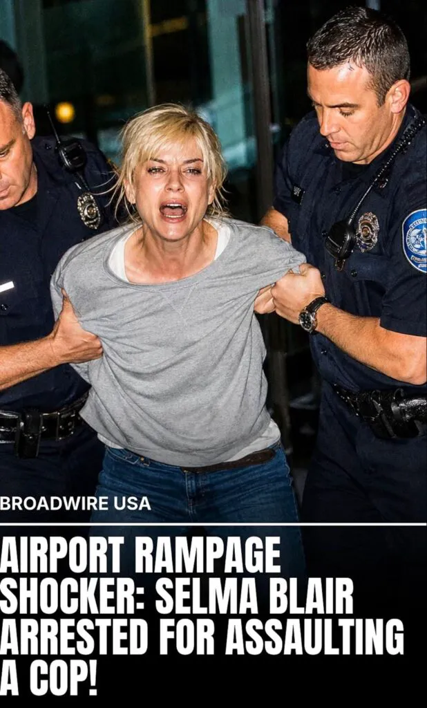 Selma Blair, arestată după ce a bătut stewardesele din avion și a încercat să deschidă ușa în timpul zborului. La debarcare a lovit și a mușcat forțele de ordine
