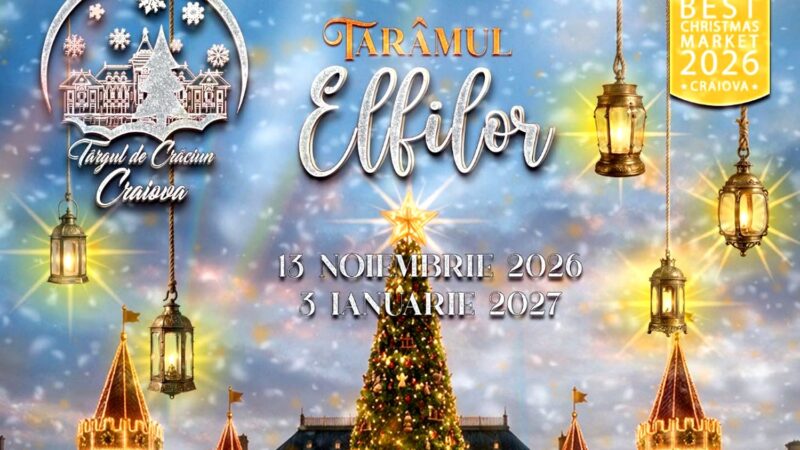 Craiova devine „Tărâmul Elfilor” de Crăciun. Printre noutăți se numără Caruselul Christmas și Piața Ierusalim